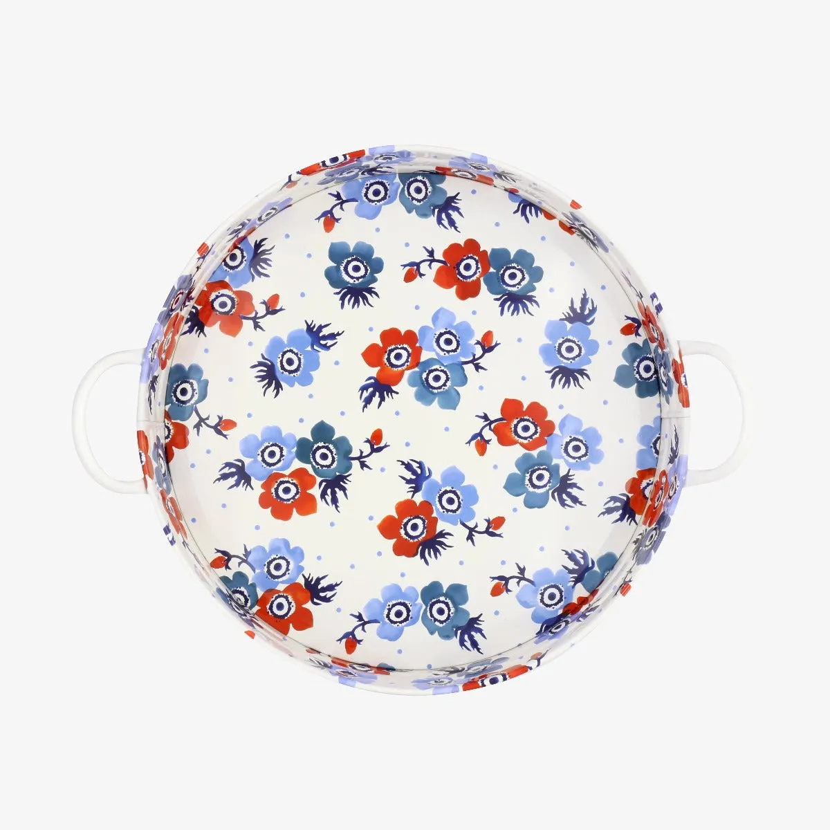 Emma Bridgewater Anemone Large Handled Tin Tray