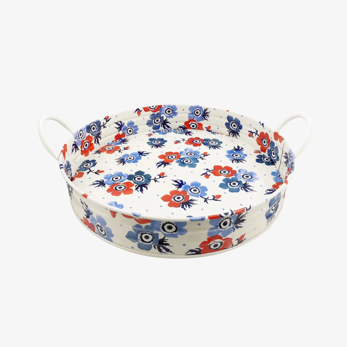 Emma Bridgewater Anemone Large Handled Tin Tray