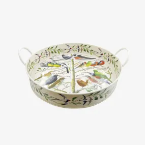Emma Bridgewater Garden Birds Large Handled Tin Tray