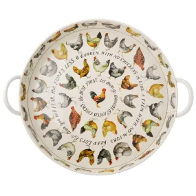 Emma Bridgewater Hen & Toast Large Steel Tray