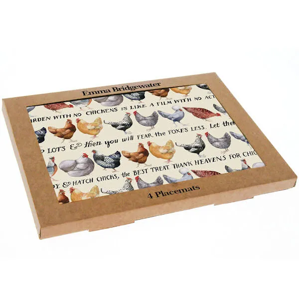 Emma Bridgewater Hens Set of 4 Placemats
