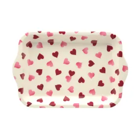 Emma Bridgewater Pink Hearts Small Melamine Tray