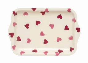 Emma Bridgewater Pink Hearts Small Tin Tray