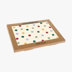 Emma Bridgewater Polka Dot Set of 4 Bamboo Placemats