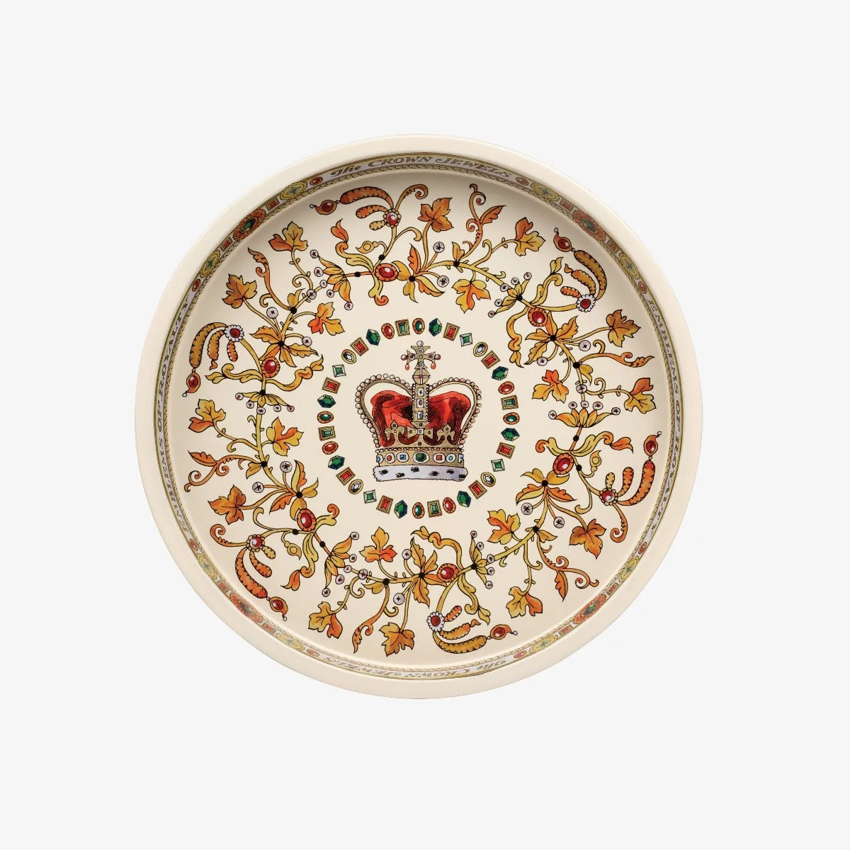 Emma Bridgewater The Crown Jewels Round Tin Tray