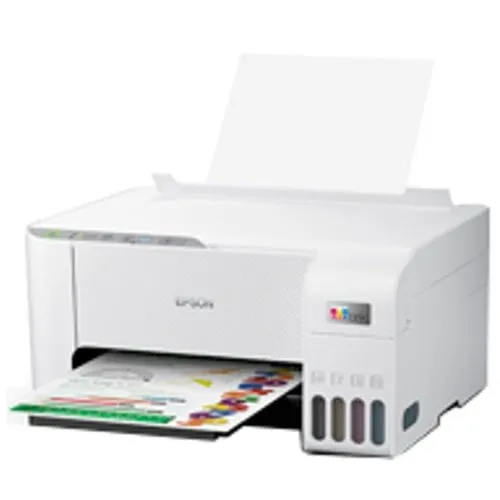 Epson EcoTank ET-2810 Wireless Inkjet Multifunction Printer - Colour - Black - Copier/Printer/Scanner - 33 ppm Mono/15 ppm Color Print - 5760 x 1440 dpi Print - Manual Duplex Print - 100 sheets Input - Colour Flatbed Scanner - 1200 dpi Optical Scan - Wire