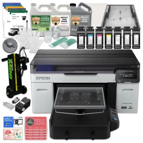 Epson F2270 DTG & DTF Combo Printer with Deluxe DTG Pretreatment Bundle