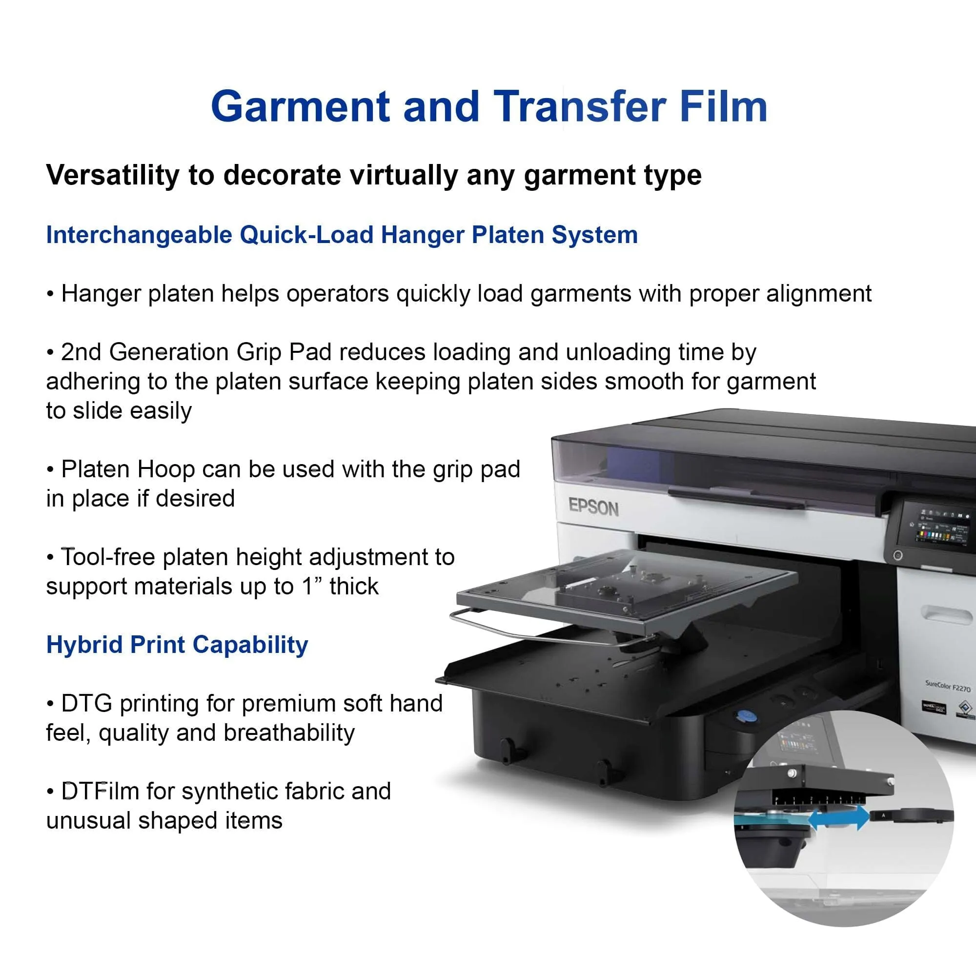 Epson F2270 DTG & DTF Combo Printer with Deluxe DTG Pretreatment Bundle