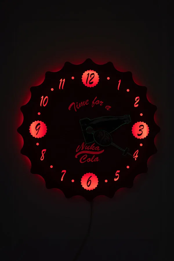 Fallout Time For A Nuka Cola Wall Clock