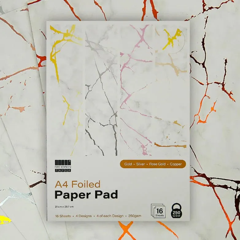 First Edition 21 cm A4 Foiled Paper Pad (FEPAD267)