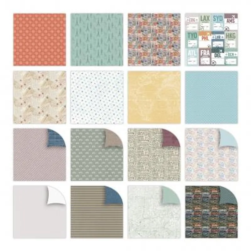 First Edition 6 x 6 Paper Pad - Bon Voyage (FEPAD232)