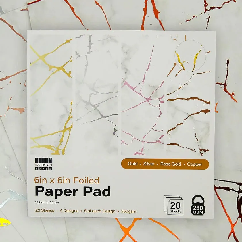 First Edition 6in x 6in Foiled Paper Pad (FEPAD269)