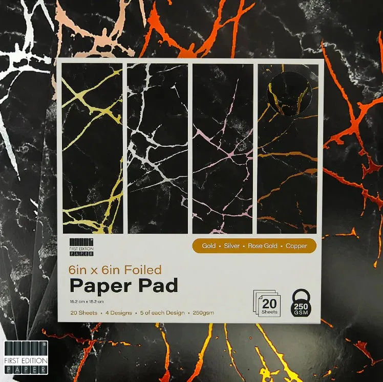 First Edition 6in x 6in Foiled Paper Pad (FEPAD270)