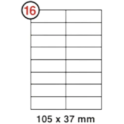 Formtec Label1600/105x37mm #16