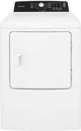 Frigidaire White Electric Dryer (6.7 Cu. Ft.) - CFRE4120SW