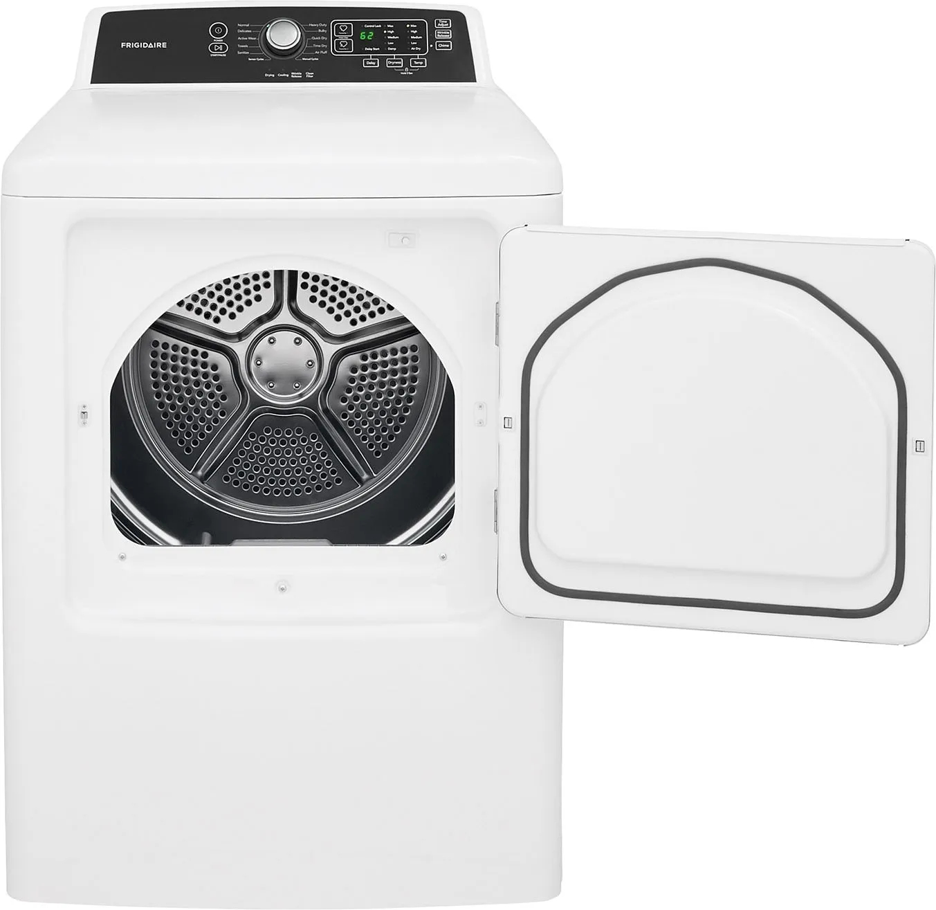 Frigidaire White Electric Dryer (6.7 Cu. Ft.) - CFRE4120SW