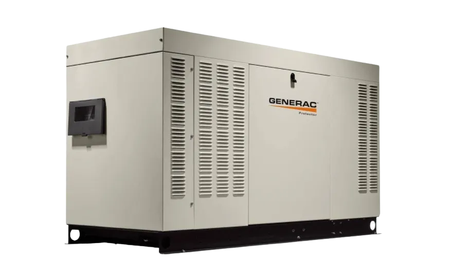 Generac Protector RG06024AVAX 60kW Liquid Cooled 1 Phase 120/240V Standby Generator Propane Manufacturer RFB