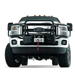 Generation II Trans4mer Grille Guard Mounts 4 Lights Black