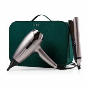 GHD PLATINUM  & HELIOS™ LIMITED EDITION DELUXE GIFT SET IN WARM PEWTER