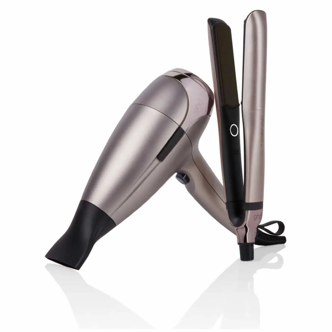 GHD PLATINUM  & HELIOS™ LIMITED EDITION DELUXE GIFT SET IN WARM PEWTER