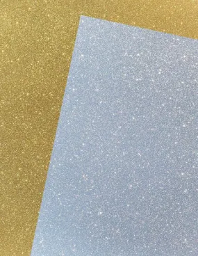 Gold and Silver Diamond Print Inkjet Glitter Multipack