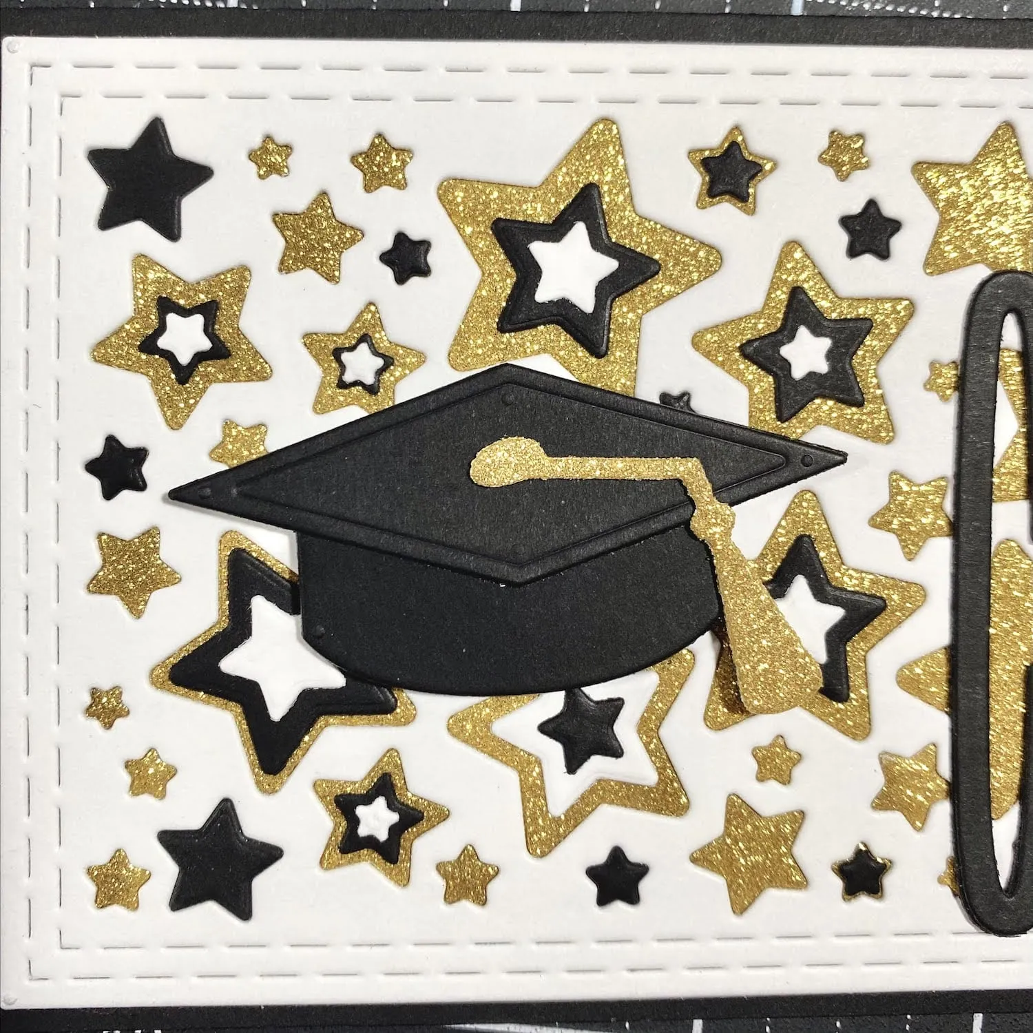 Gold and Silver Diamond Print Inkjet Glitter Multipack