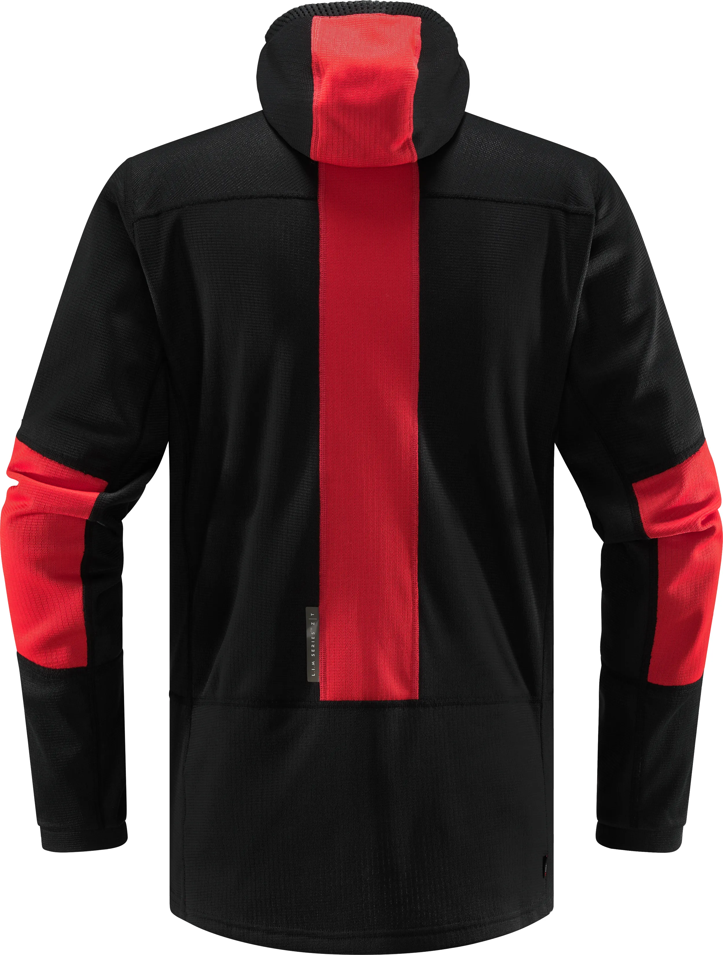 Haglöfs L.I.M ZT Sync 1 Mid Hood Men True Black/Zenith Red | Buy Haglöfs L.I.M ZT Sync 1 Mid Hood Men True Black/Zenith Red here | Outnorth