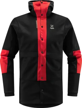 Haglöfs L.I.M ZT Sync 1 Mid Hood Men True Black/Zenith Red | Buy Haglöfs L.I.M ZT Sync 1 Mid Hood Men True Black/Zenith Red here | Outnorth