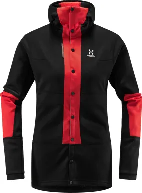 Haglöfs L.I.M ZT Sync 1 Mid Hood Women True Black/Zenith Red | Buy Haglöfs L.I.M ZT Sync 1 Mid Hood Women True Black/Zenith Red here | Outnorth