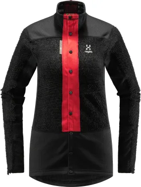 Haglöfs Women&#x27;s L.I.M ZT Sync 2 Mid Jacket True Black/Zenith Red | Buy Haglöfs Women&#x27;s L.I.M ZT Sync 2 Mid Jacket True Black/Zenith Red here | Outnorth