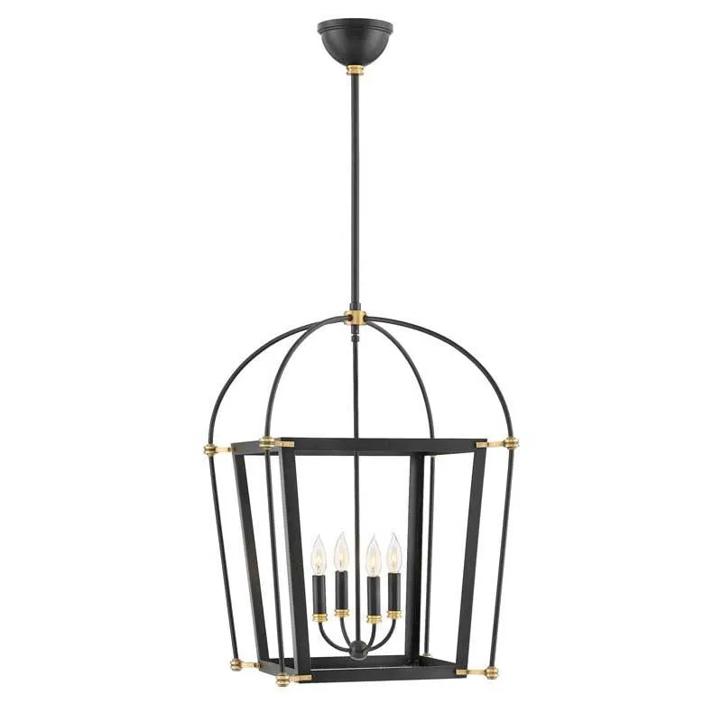Hinkley 4055BK Chandelier Selby Black