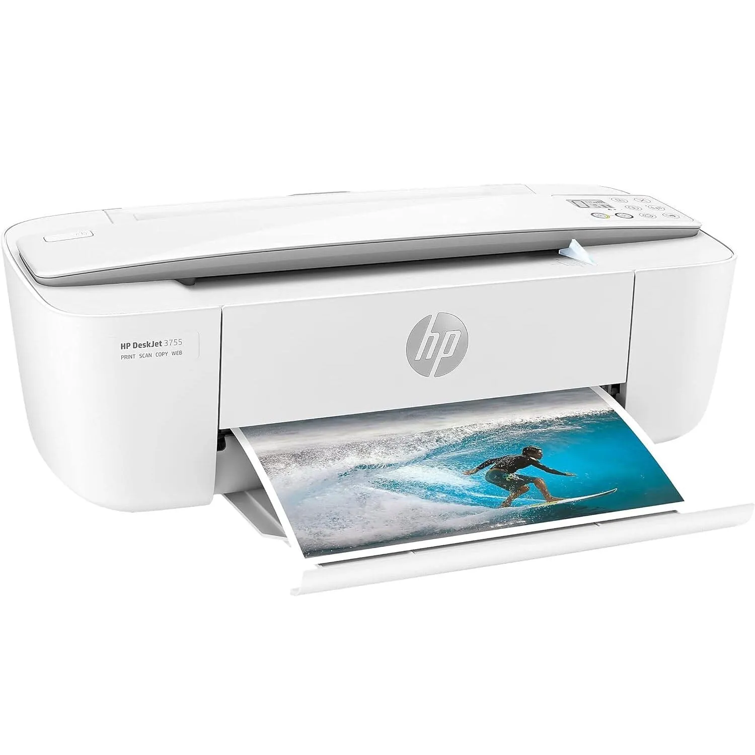 HP DeskJet 3755 Compact All-in-One Wireless Printer (Refurbished)