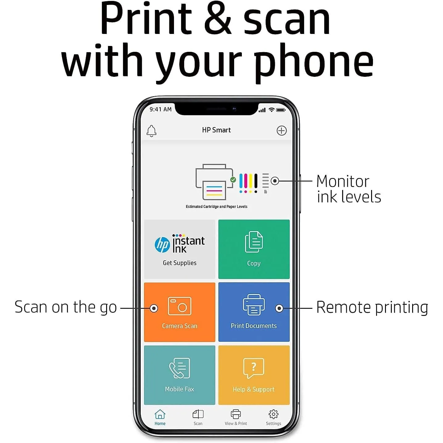 HP DeskJet 3755 Compact All-in-One Wireless Printer (Refurbished)