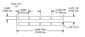 Identco TTL102-481-10 .65x.20 Low Profile Gloss White Polyimide Thermal Transfer Labels Identco TTL102-481-10 .65x.20 Low Profile Gloss White Polyimide Thermal Transfer Labels