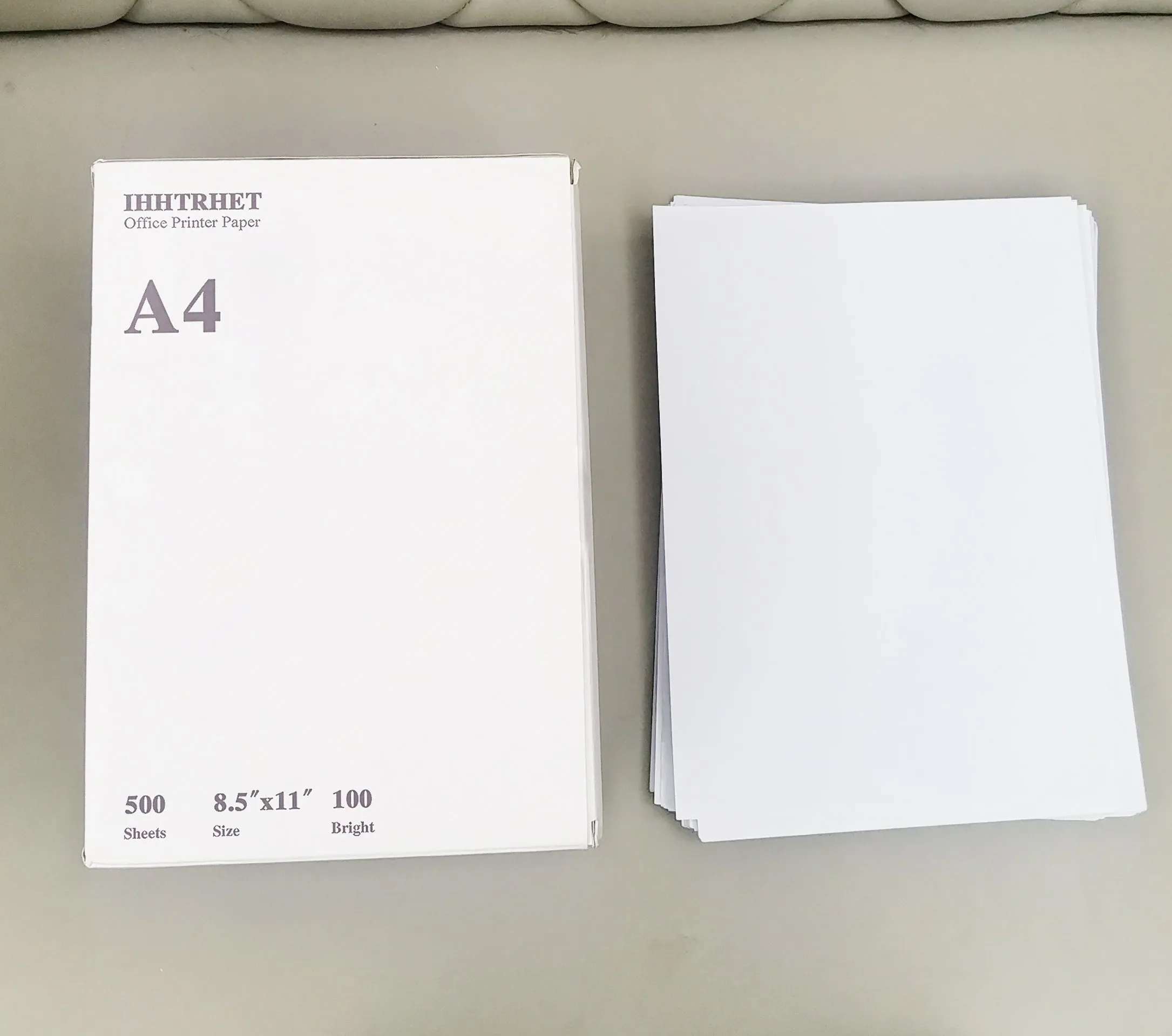 IHHTRHET papers, a4 copier paper, for school, office, brightwhite