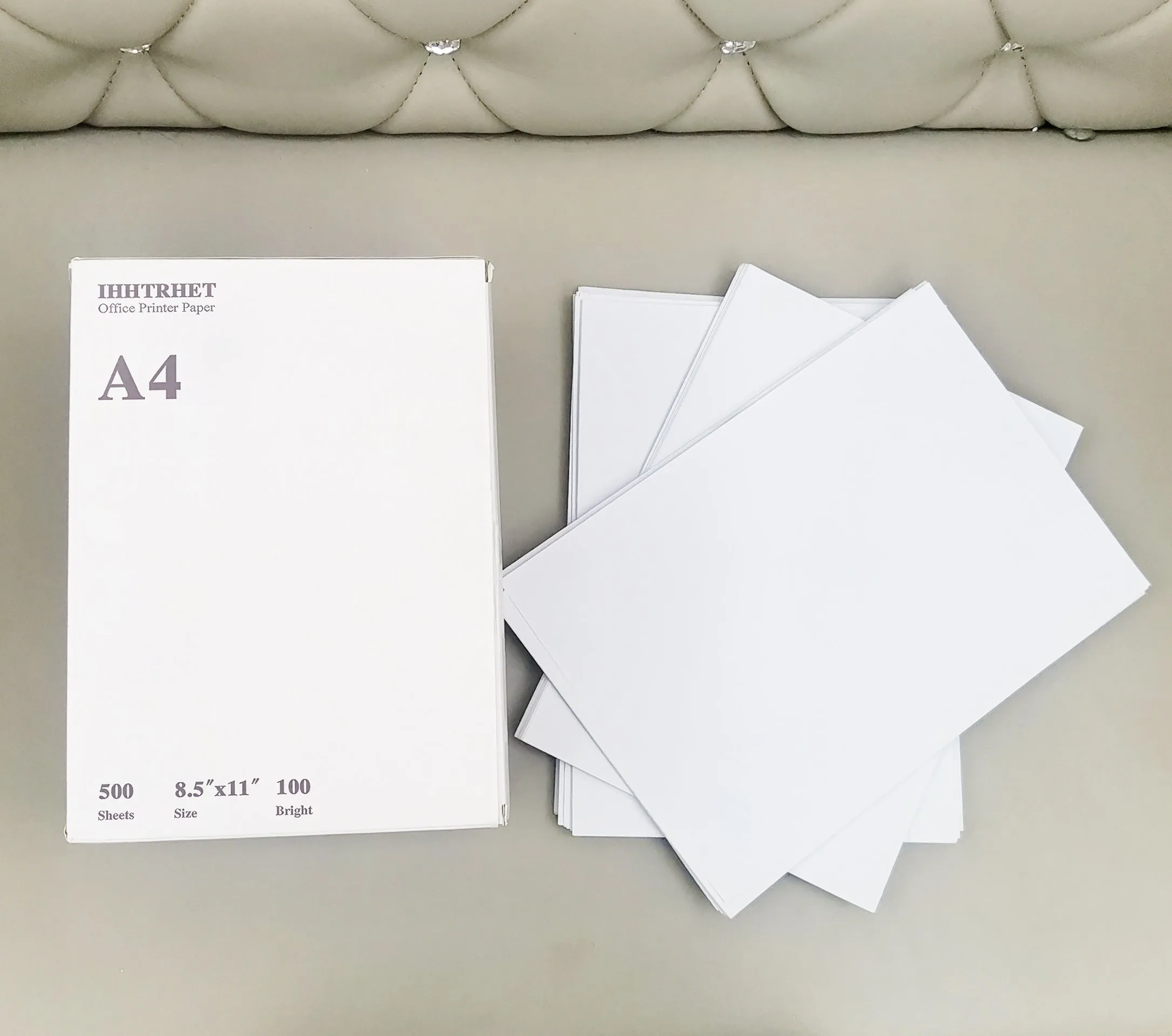 IHHTRHET papers, a4 copier paper, for school, office, brightwhite