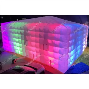 Inflatable Nightclub Giant Inflatable Air Tent With LED Lights For Wedding Party Event