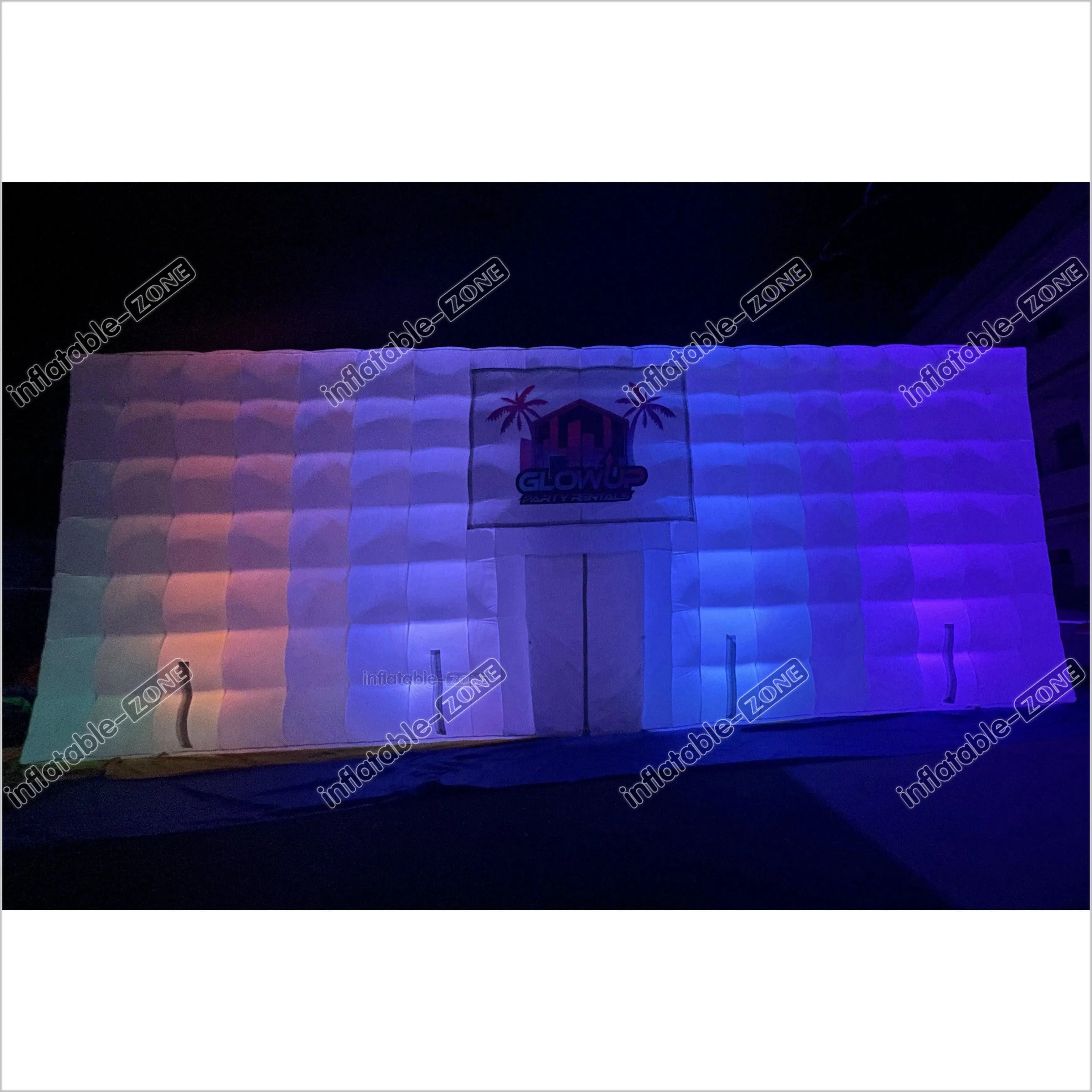 Inflatable Nightclub Giant Inflatable Air Tent With LED Lights For Wedding Party Event