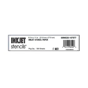 Inkjet Stencil Paper 8.5 x11" (A4) - 500 sheets