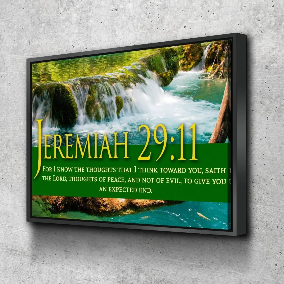 Jeremiah 2911 Kjv #11 Bible Verse Canvas Wall Art - Christian Canvas Wall Art