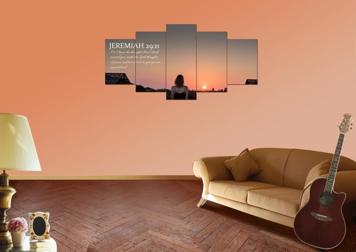 Jeremiah 2911 Kjv #7 Bible Verse Canvas Wall Art - Christian Canvas Wall Art