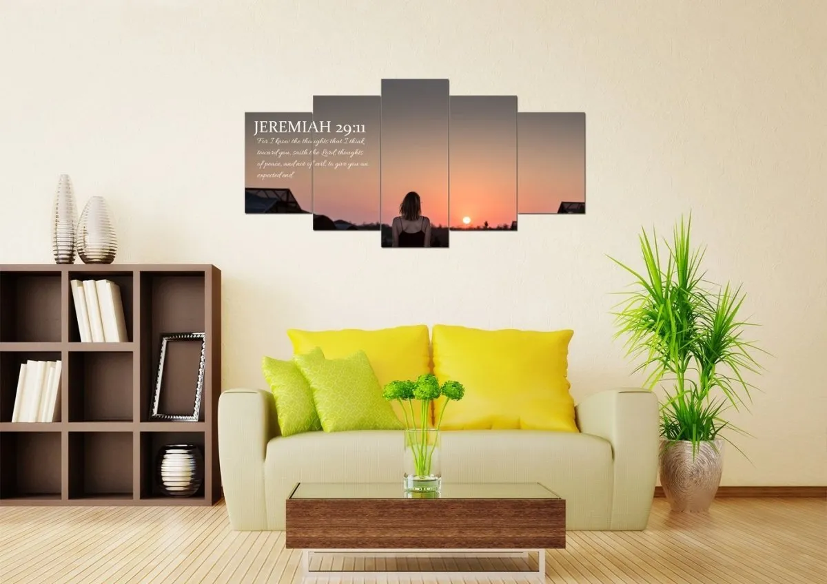 Jeremiah 2911 Kjv #7 Bible Verse Canvas Wall Art - Christian Canvas Wall Art