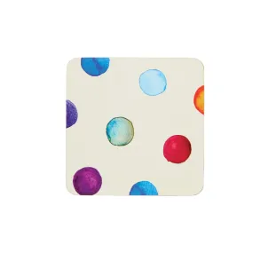 KitchenCraft Polka Dot Cork Coasters x4