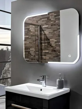 L - Corner Mirror with Light