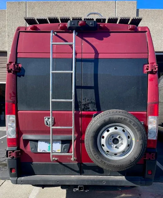 Landed Gear Rear Door Spare Tire Carrier for Promaster Vans