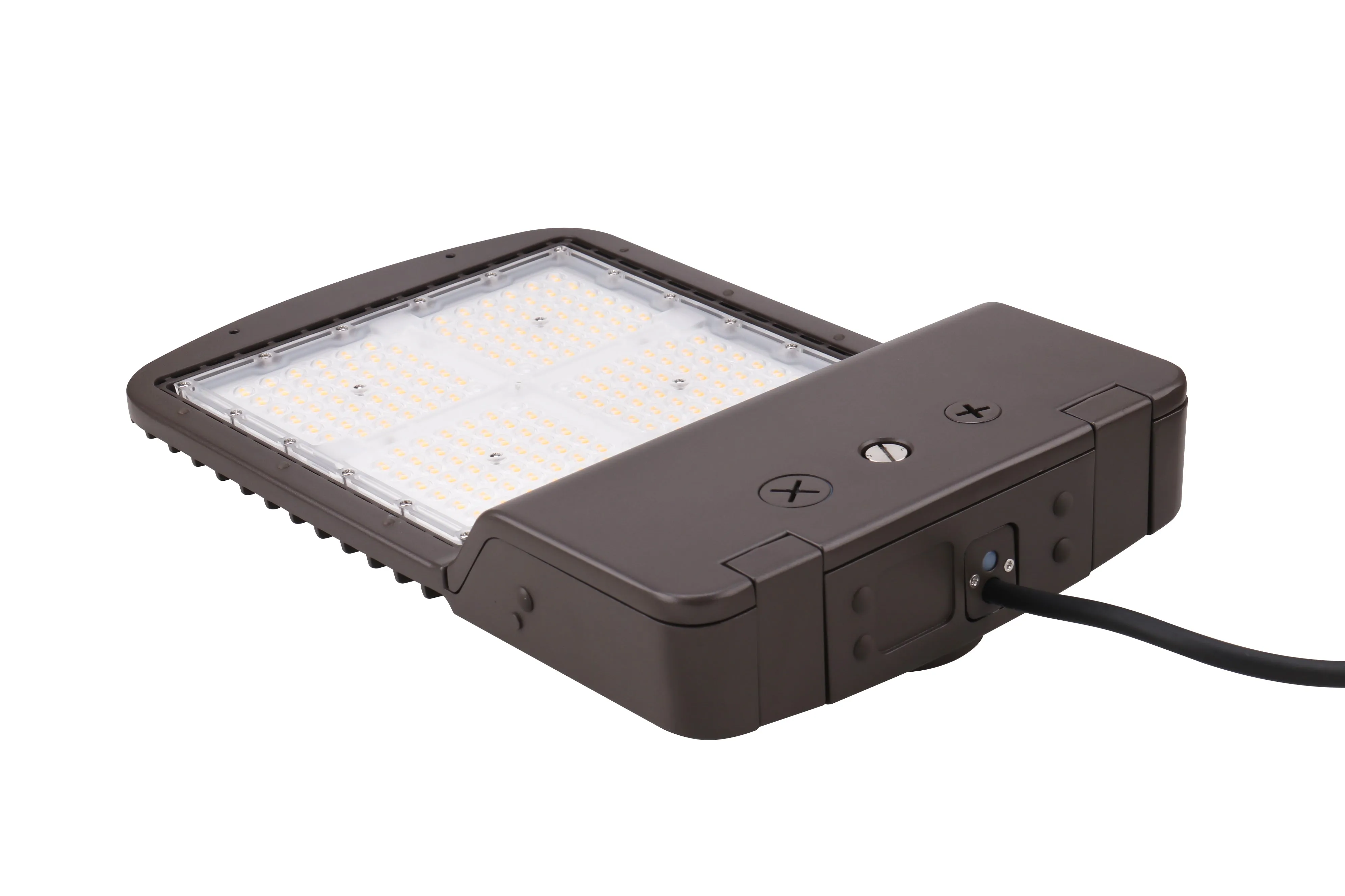 LED Area Light, 150W, 5000K, Type 5 Lens, 120-277V, Dimming, Bronze