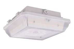 LED Parking Garage Fixture, PowerSet 45/35/25W, FieldCCeT 4000/5000K, 120-347V, 0-10V Dimming, White