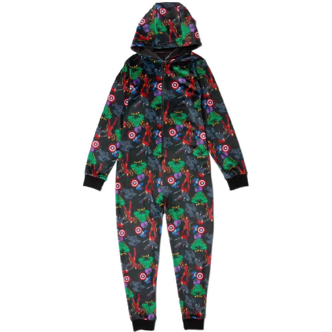 MARVEL COMICS Velour All-In-One