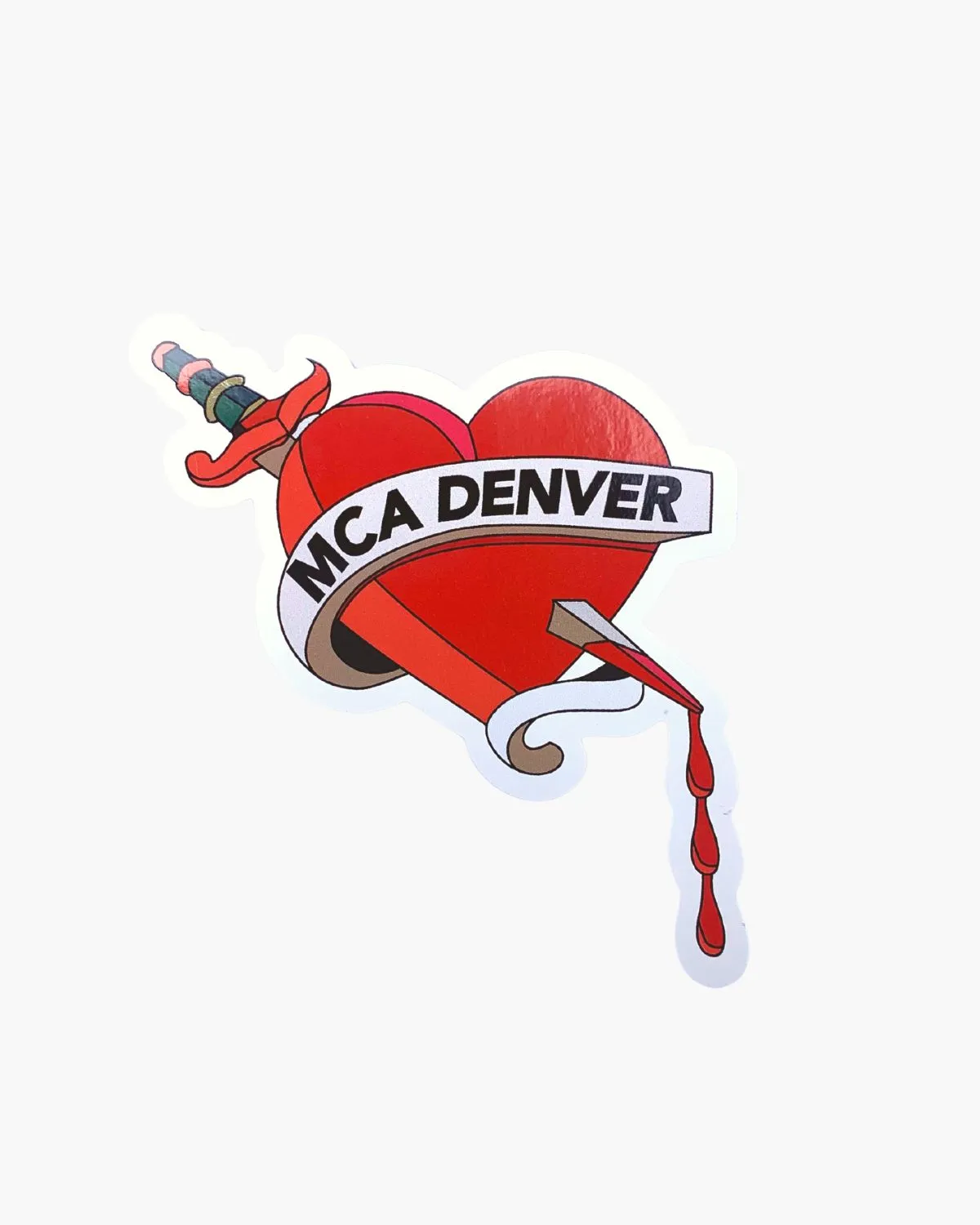 MCA Denver Heart Sticker