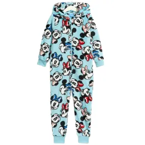MINNIE MOUSE Blue Fleece All-In-One